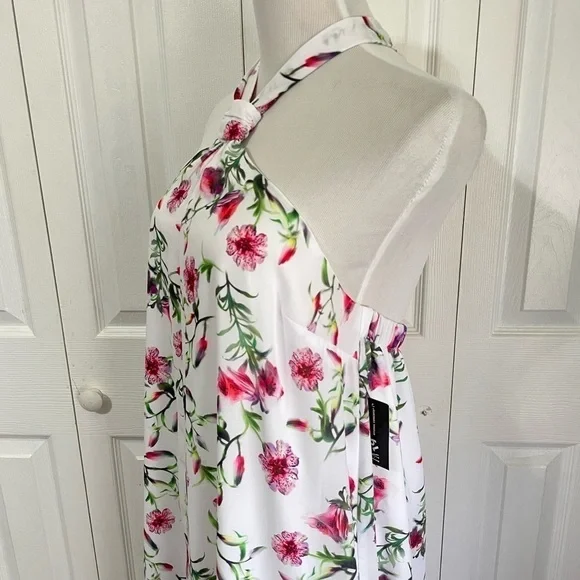 INC Women’s Printed Halter Neck Floral Midi Dress size Medium NWT - Picture 8 of 10